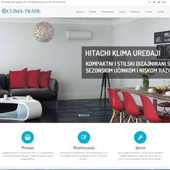 Clima-Trade - corporate website