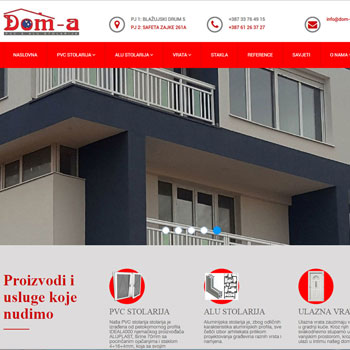 Dom-a - Corporate website