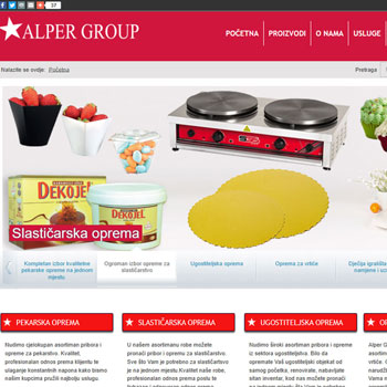 Alper group - Corporate website