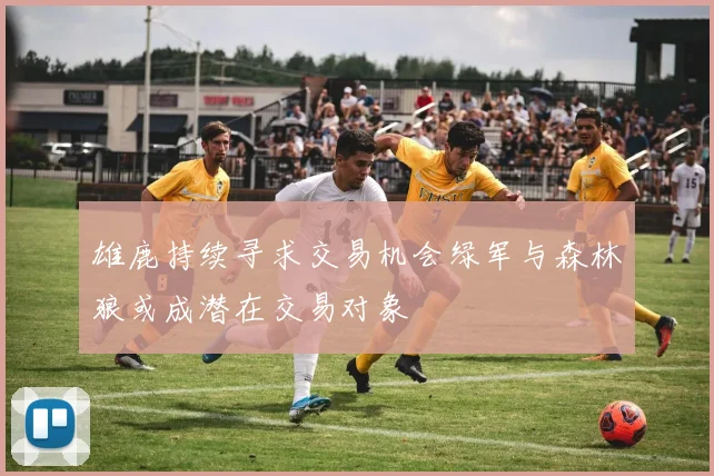 雄鹿持续寻求交易机会绿军与森林狼或成潜在交易对象